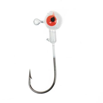 Джиг головка крашеная "Шар", Вес: 10 гр. Цвет: белый